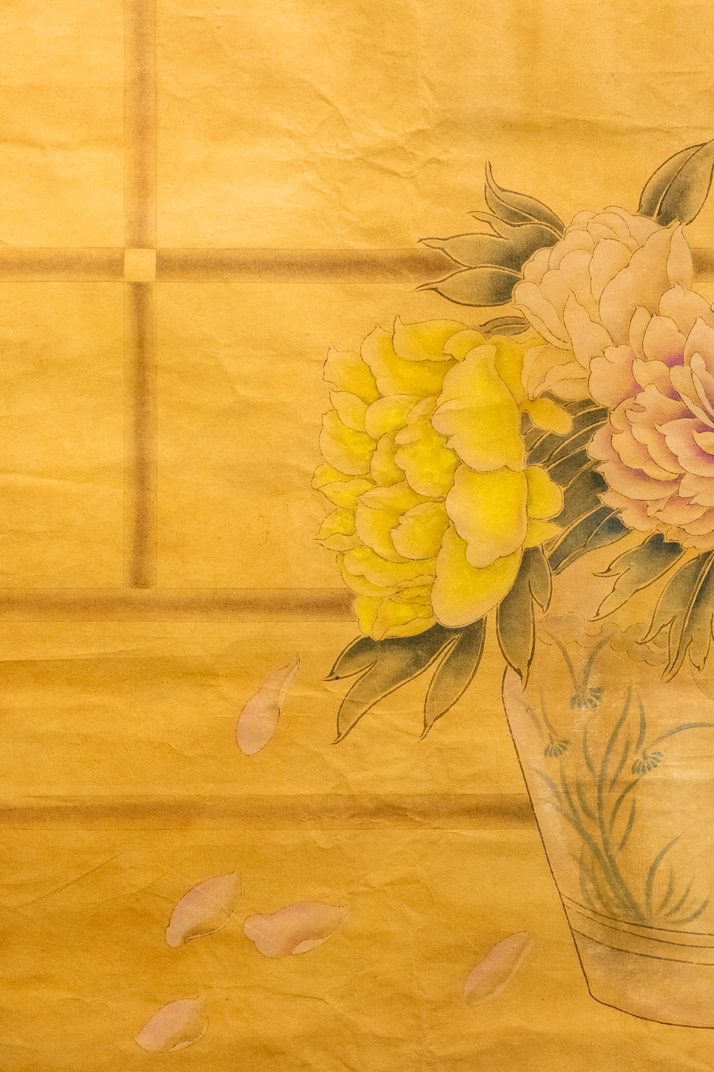 Vase Flowers of Olden Days