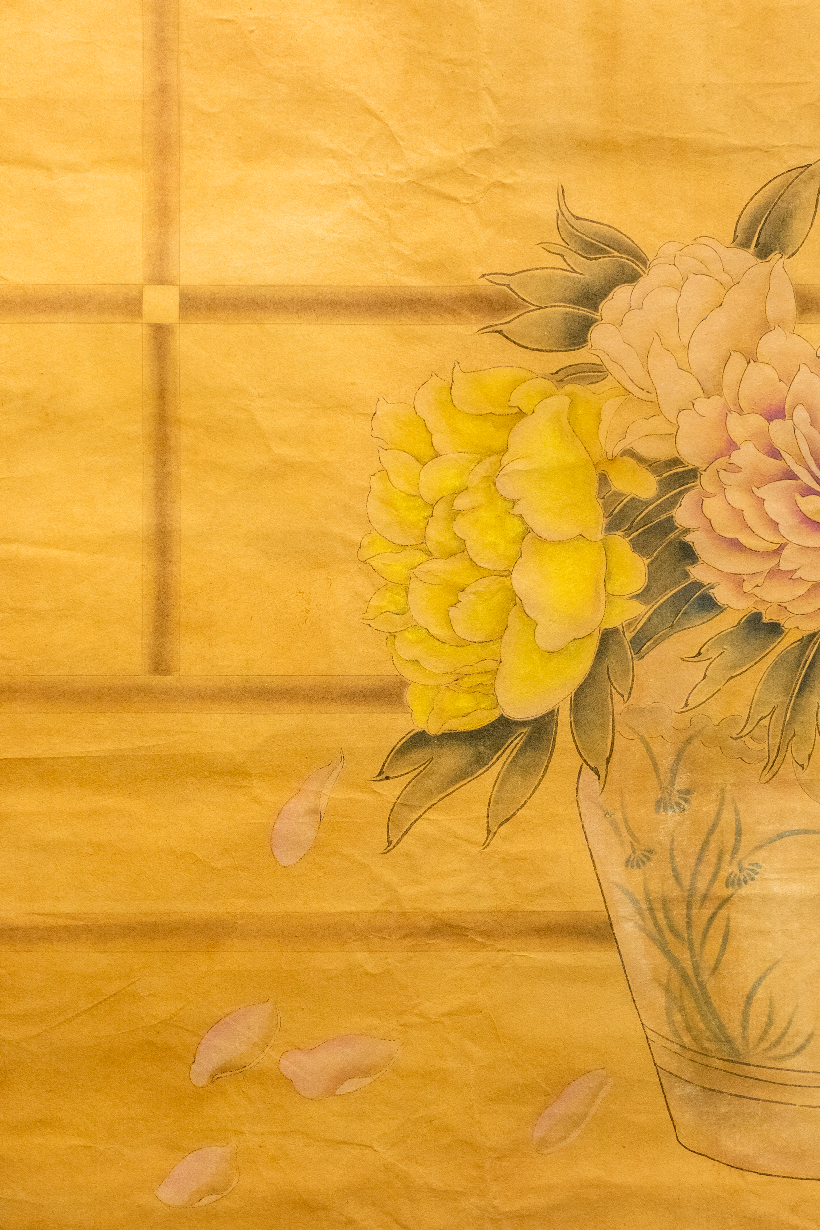 Vase Flowers of Olden Days