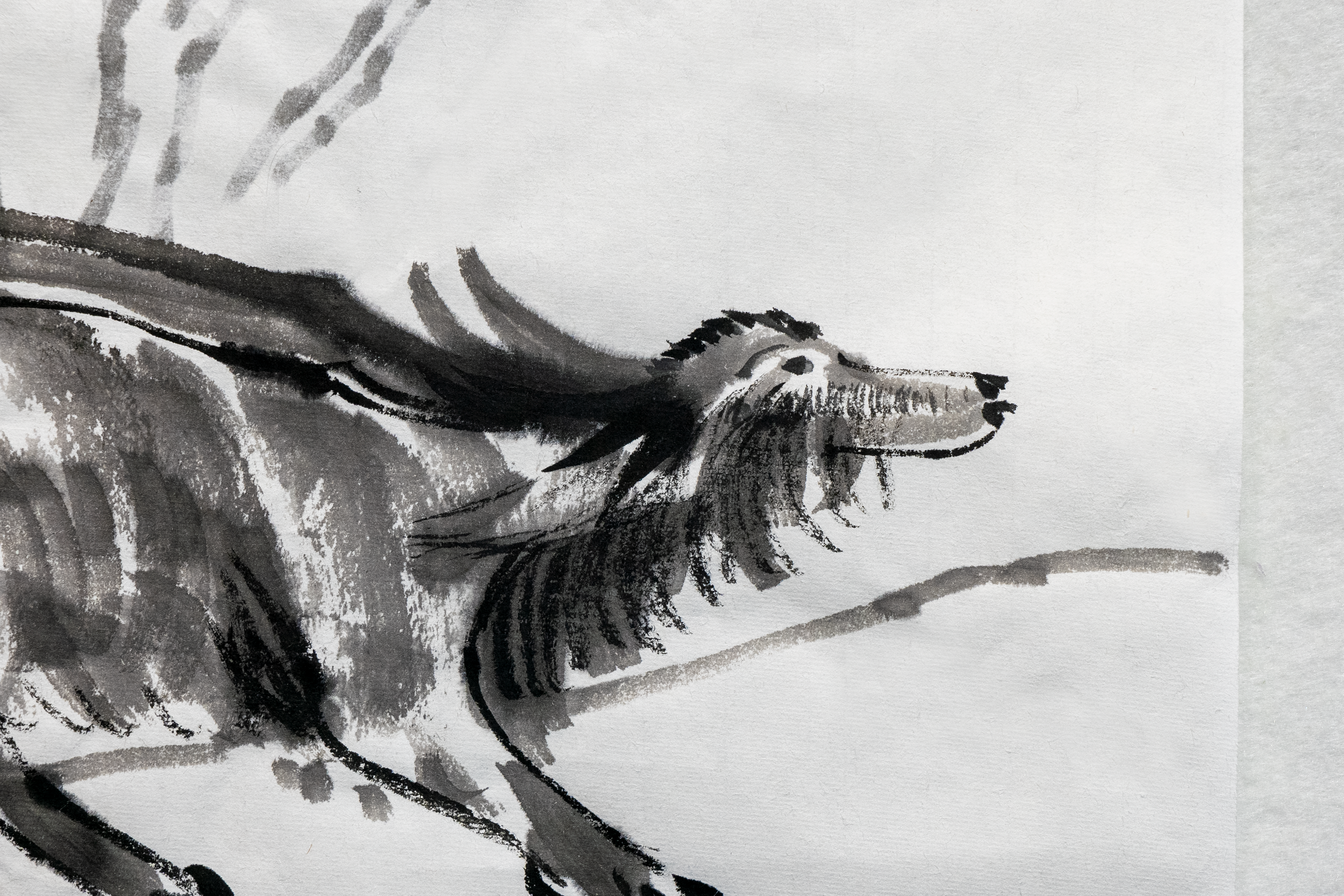 Ink Wash Water Buffalo