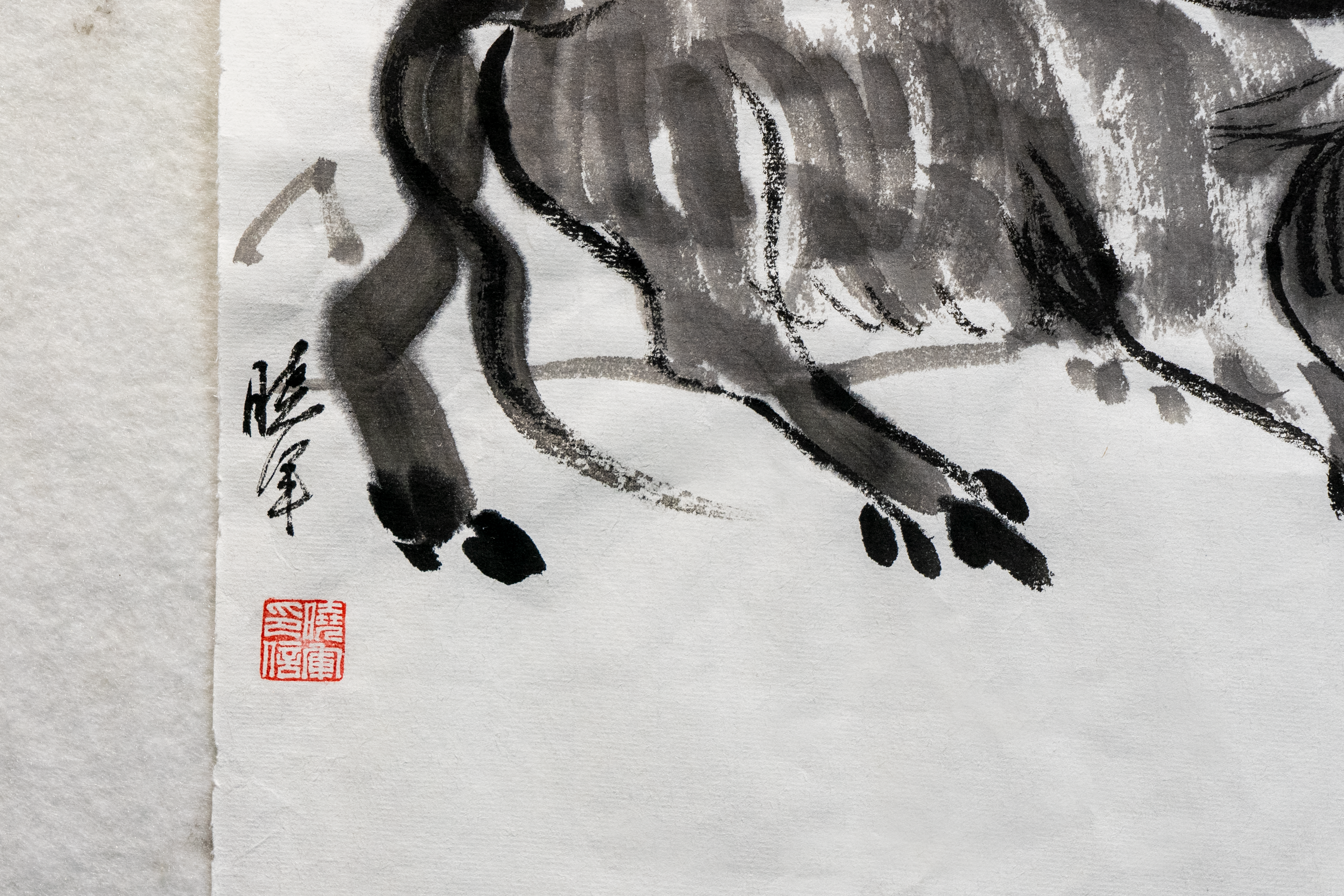 Ink Wash Water Buffalo